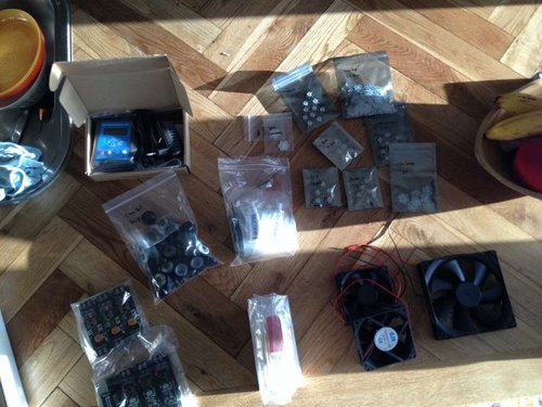 12 stk moonlight paneler med 3x 0,5 W i hver
