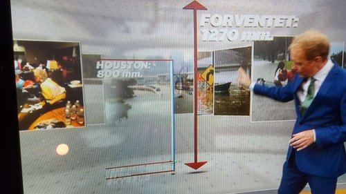 Nedbørsmængde i Houston..jpg (57.78 KiB) Vist 7410 gange Til venstre kan man se nedbørsmængden fra skybruddet i ´11 Til højre som det var i går aftes og så prognoserne fremad.