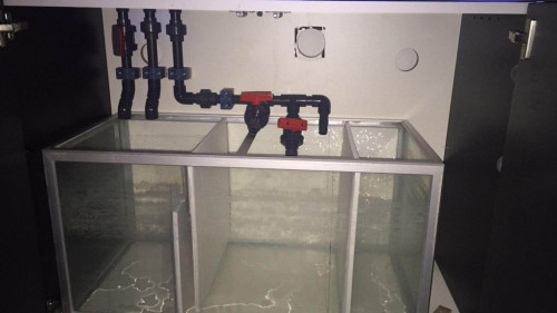 Sump installeret