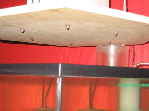LED's monteret