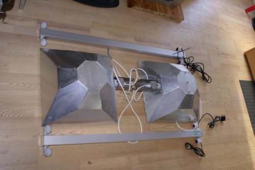 2*250W hqi Lumenarc samt 2*2*54 T5