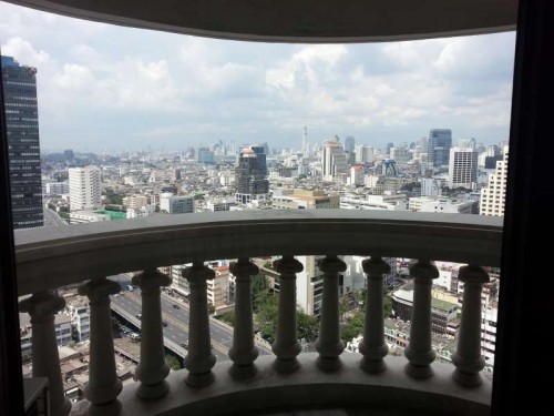 udsigten fra 25. etage over Bangkok