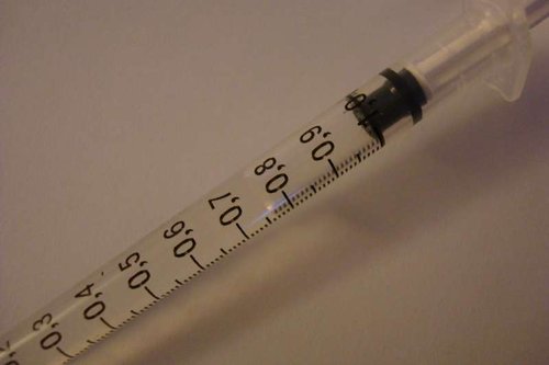 Stempel ud for 1.00 ml