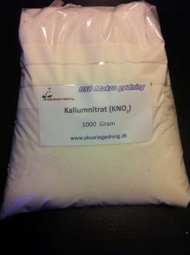 Kaliumnitrat, som næsten er umuligt at få fat på!