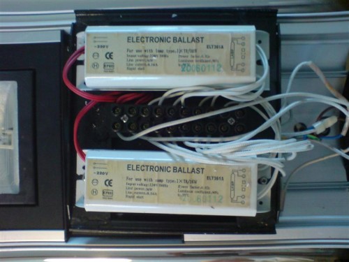 Elektroniske ballaster til T8 rørene